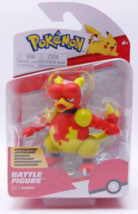 Pokemon Battle Feature Figure Magmar Jazwares 2022 Limited - $21.89