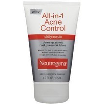 Neutrogena All-in-1 Acne Control Daily Scrub, 4.2 Fl Oz - £20.77 GBP