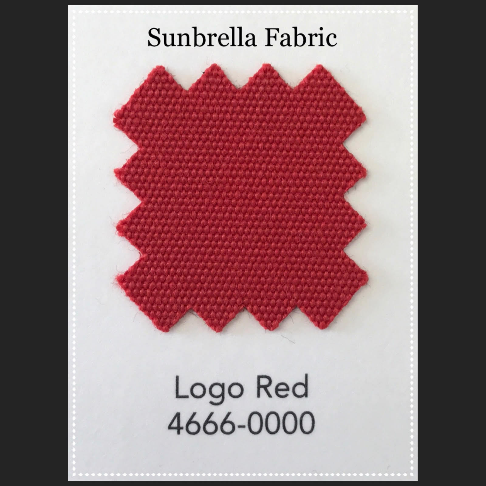 Primary image for Sunbrella Fabric 60" Logo Red 9 Yards