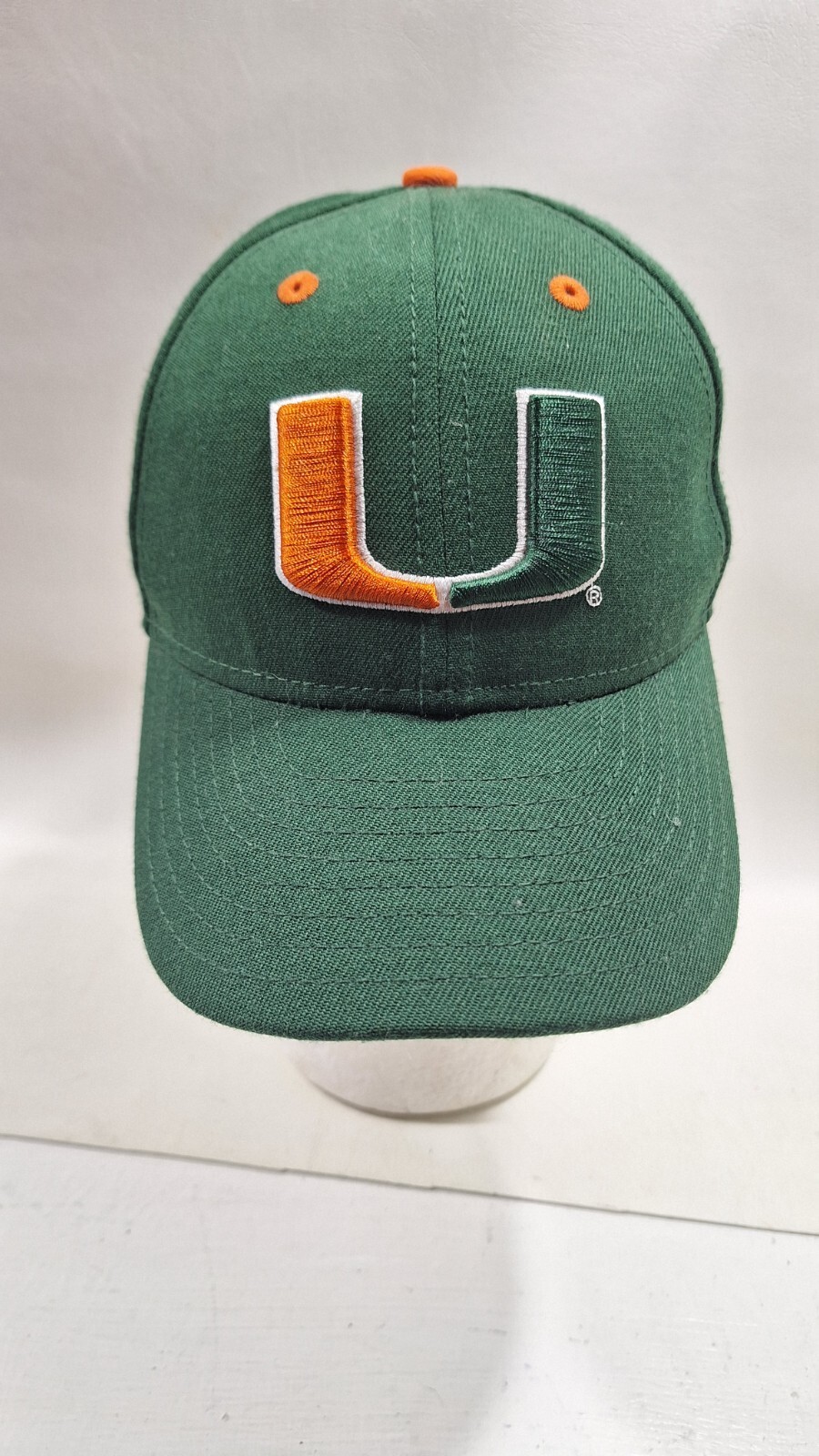 Miami Hurricanes New Era Hat 6 7/8 Fitted - £13.39 GBP