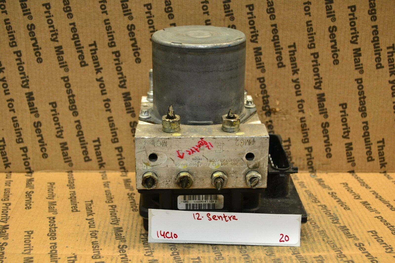 Primary image for 2012 Nissan Sentra 2.0L ABS Pump Control OEM 476609AF0A Module 20-14C10