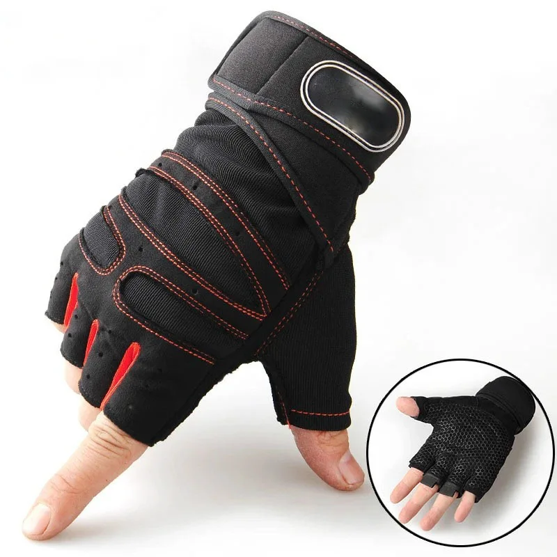 Gym Fitness Gloves Women Men Half Finger Cycling Bicycle Motorcyclist Gloves Wei - £23.08 GBP