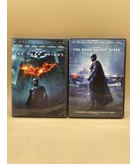 The Dark Knight and The Dark Knight Rises Christian Bale LOT 2DVD Bundle - £6.22 GBP