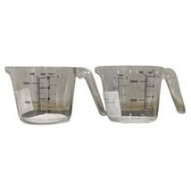 Clear Plastic Mainstays 1 Cup Measuring Cups (2 Pack) 8 oz - $9.89