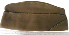 Vintage WW2 Wool Army Officer Garrison Cap - $918.74 MXN