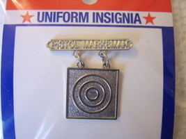 Usmc Pistol Marksman Qualification Badge - New In Pack (Small Size) - £7.98 GBP