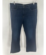 Lee Regular Fit Mid Rise Bootcut Jeans Womens 16P Short  Dark Wash Denim - $313.17 MXN