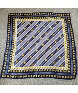 Vintage Robinson Golluber Multicolor Floral Print 26” Square Scarf Made ... - $206.54 MXN