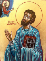 Catholic icon of Saint Valentine of Rome - £156.45 GBP+