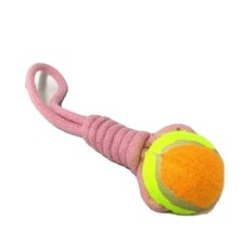 Knot Rope Tug w/ Tennis  Ball Classic Puppy Dog Toy! - £1.94 GBP