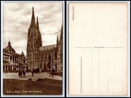 GERMANY Postcard - Cologne, Dom und Domhotel F13 - £2.32 GBP