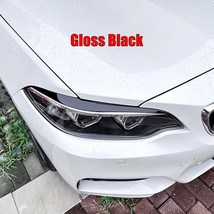 2PCS Car Headlight Eyebrow Eyelids Stickers Trim Cover For  F87 M2 F22 F23 220i  - $64.42