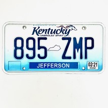 2021 United States Kentucky Jefferson County Passenger License Plate 895... - $16.82