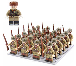 WW2 Military Soviet Union Red Soliders Army set 25 Minifigures Lot - £22.05 GBP