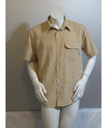 Vintage Surf Shirt - Billabong 1990s Yellow Plaid Button-Down - Men&#39;s Small - $75.47 CAD