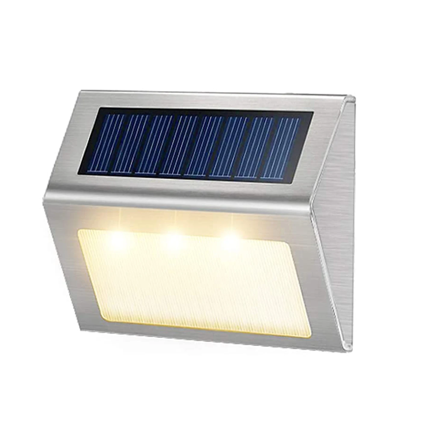 3LED Solar Lights Solar Step Lights Outdoor Waterproof Solar Power Garden Light  - £58.03 GBP