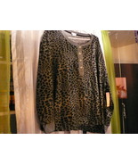 UNCOVER LEOPARD NIGHTGOWN SALES Womens 3X Long Sleeve Top Piece Clothing - €17,14 EUR