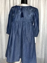 B. Boutique Women&#39;s Tunic Top Blue Chambray Size Med NWOT - $23.76