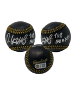 Oneil Cruz Autographed &quot;The Monkey&quot; Pirates Black Leather Baseball USA SM - £84.24 GBP