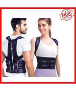 Upgrade Your Posture: Adjustable Back Support Brace for Pain Relief - $74.36 CAD
