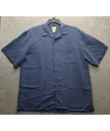 Jos. A. Bank Shirt Men&#39;s XL Navy Floral Modal Short Sleeve Side Slit But... - $33.31 CAD
