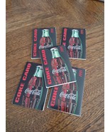 LOT OF 5 Vintage Coke Card 1999 Coca Cola Rewards  Card In Sleeve CARDS - $13.99
