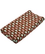SKIP HOP Pink Elephant Jersey Baby Changing Pad Cover, Brown, Pink, Blue - $9.95