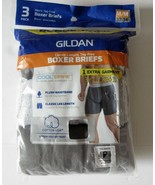 Men&#39;s Cotton Boxer Briefs (Gildan) Classic Length Tag-Free, Sz M (32-34)... - $29.57 CAD