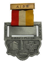 SPANISH AMERICAN WAR, U.S.V.W. 36th NATIONAL ENCAMPMENT, AIDE BADGE - $469.78 MXN