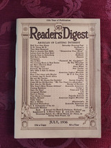 Readers Digest July 1936 S S Van Dine Isabel Paterson Carl Sandburg - £5.82 GBP