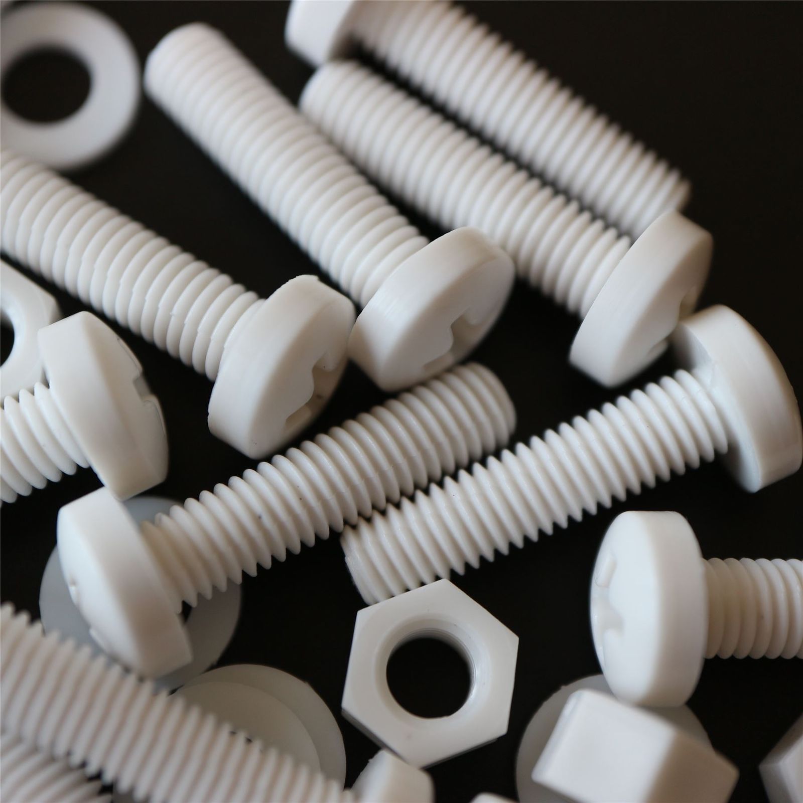 20x White Screws Plastic Nuts & Bolts, Washers, M5 x 20mm, Anti-Corrosion - $15.68