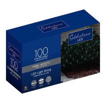 Christmas Net Light LED Mini 100-ct 4&#39; X 6&#39; ft Green, Celebrations 40804-71 - €16,94 EUR