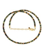 Multi Tourmaline Faceted Rondelle Necklace, - $74.70 CAD+