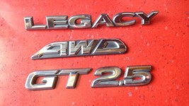 00-04 Subaru Legacy AWD Emblem Logo Letters Badge Trunk Gate Rear OEM used - £28.31 GBP