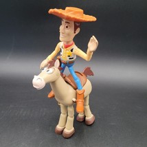 Vintage Disney Toy Story 2 Woody &amp; Bullseye Rough Riders Action Figures ... - £23.70 GBP