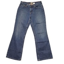 LL Bean Womens Jeans Size 10 Petite Classic Fit Pima Cotton Blend Blue Denim - £23.16 GBP