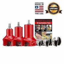 Lumberjack Tools 1&quot; &amp; 2&quot; Home Starter Kit HSK2 Log Furniture Tenon Cutter - $184.99