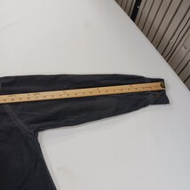 St John's Bay Men's Black Heavyweight Long Sleeve Cotton Shirt Pockets Sz Medium image 6