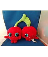 Cheeky Cherries Shopkins  Plush Stuffed Animal Cute Soft Toy 7&quot; Blue Eyes  - $6.83 CAD