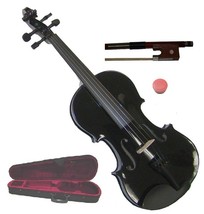 Merano 1/4 Violin ,Case, Bow ~ Black - $99.99
