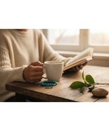 Handmade Tree of life beaded bracelet size 6.5” Turquoise - $12.62