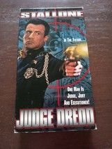 Judge Dredd VHS VCR Video Tape Movie Used Sylvester Stallone - £9.39 GBP