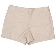 Ann Taylor Loft Linen Blend Metallic Shorts NWT Size 4 - £19.35 GBP
