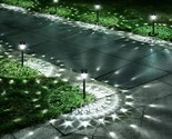 Super Bright Solar Lights, Waterproof 10 Pack, Dusk To Dawn Up To 12 Hrs... - $47.99