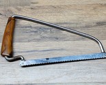 Vintage Kitchen Bone And Meat Saw - Marbled Bakelite Handle - Small Saw ... - $15.29