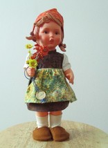 RARE Orginal M I Hummel Goebel Doll 11&quot; Germany girl Aus Dem Hause shoes w/tags - £39.60 GBP