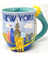 New York Statue of Liberty Mug Skyline Empire State The Postcard Factory - $11.35