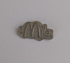 Vintage Silver Smile McDonald's Employee Lapel Hat Pin - $7.28