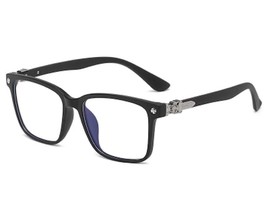 Glasses Clear Acrylic Chrome CH mm6 Maison Hearts/Cross Dutch Designer Viper Von - £23.14 GBP
