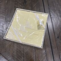 Vtg Kaye Walt Creation Pale Yellow 4 Napkins Tablecloth 44&quot; x 44&quot; Lace A... - $29.69